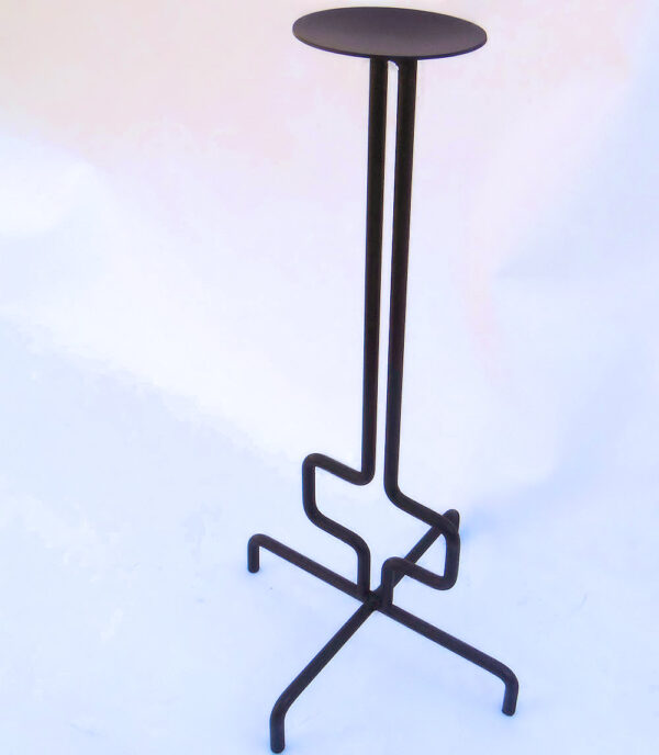 single tray art deco candlestick