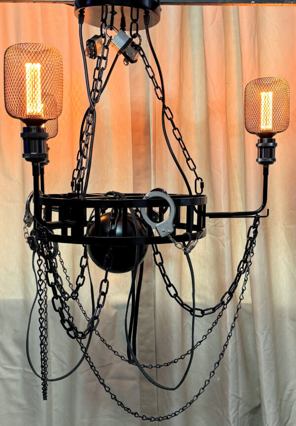 BSDM themed bondage chandelier