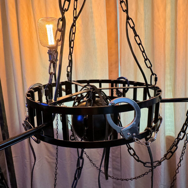 BSDM themed bondage chandelier