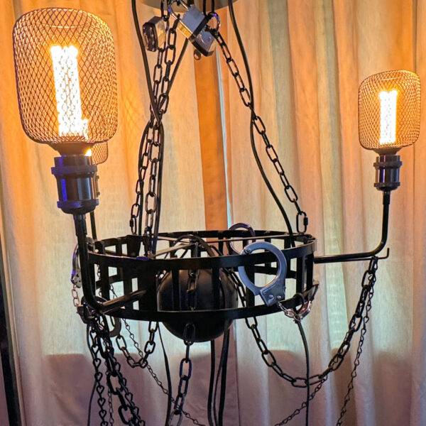 BSDM themed bondage chandelier