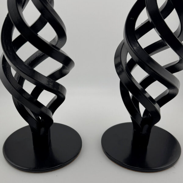 twisted spiral candle holder